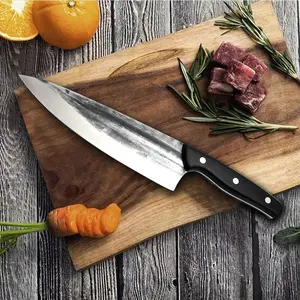 Нож шеф-повара ручной работы острый нож кухонный нож Премиум полный Танг Высокоуглеродистая Сталь Металл Нержавеющая сталь Мясник 8 дюймов 2-7 дней