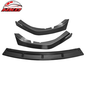 Lèvre de pare-chocs avant pour Toyota Camry SE XSE 2025-2026 IKON V2 3 pièces, menton noir mat, kit carrosserie de haute qualité - Product Image 5