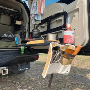 Novo para 2006 ~ 2022 Mitsubishi V93/V97/V87 Montero Shogun Pajero porta traseira mesa dobrável Pajero armazenamento de carga traseira - Product Image 5