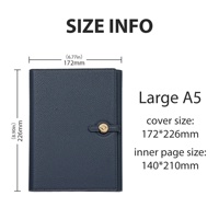 Carnets de notes OEM A5 à feuilles mobiles en cuir PU motif litchi, échantillon gratuit, MOQ 50, impression personnalisée de carnets à couverture rigide, agenda