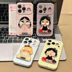 เคสโทรศัพท์ลายการ์ตูนเด็กผู้หญิงน่ารักร้องไห้รุ่นใหม่ล่าสุด สำหรับ iPhone 11 12 13 14 15 16 17 pro max ป้องกันรอยขีดข่วน ฝาหลัง - Product Image 2
