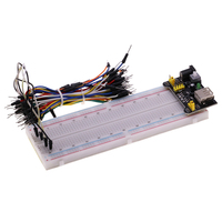 MB-102 MB102 planche à pain 830 points sans soudure PCB planche à pain Test développer Dupont ligne Kit de bricolage pour laboratoire arduino