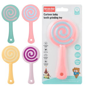 Vente en gros et ponctuelle de tiges de meulage en silicone pour bébé Gel dentaire en silicone de qualité alimentaire Soulagement des dents Produits pour mère et bébé 9556 - Product Image 2