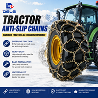 Nuevas cadenas de tracción DELELIFT Duo Grip de acero con aleación de boro para neumáticos de tractor, ideales para quitar nieve, barro y uso agrícola en hielo.