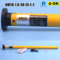 Motor Tubular Electrónico para Persianas Enrollables de Aleación de Aluminio Zigbee 3.0 de Alta Calidad AM28-1.8/30-ES-E-Z para Sala de Estar