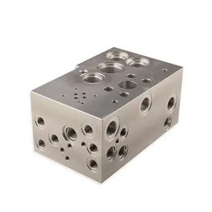 Özel 60-140L/ min akış kontrol vanası alüminyum nodüler dökme demir pirinç hidrolik manifold vana bloğu - Product Image 2