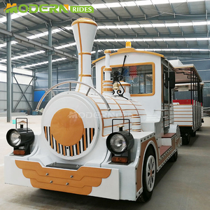 รถไฟท่องเที่ยว สวนสนุกสำหรับเด็ก ผลิตภัณฑ์ใหม่และน่าสนใจ รถไฟไร้รางสำหรับขาย - Product Image 5