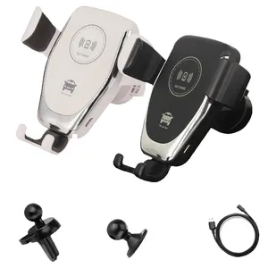 3 in 1 Qi Wireless Auto ladegerät für iPhone 15 14 für Samsung S21 S20 10W schnelles Wireless-Ladegerät Auto halterung Handy halter