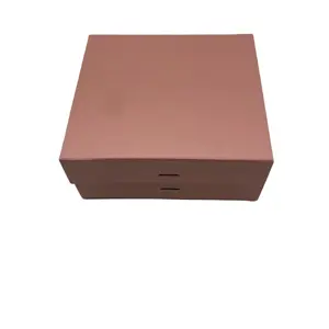 Caixa de presente dobrável de empacotamento do imã do cartão, cor preta dourada rosa com impressão de logotipo personalizada