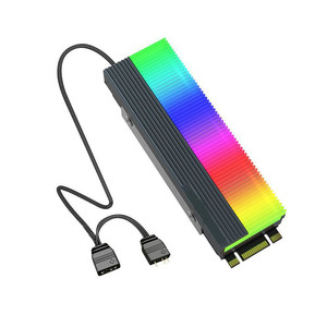 CM-M2A M2 SSD tản nhiệt 5V 3pin NVMe NGFF M.2 2280 trạng thái rắn Ổ đĩa cứng làm mát tản nhiệt Tản nhiệt mát vest nhiệt Pad - Product Image 3