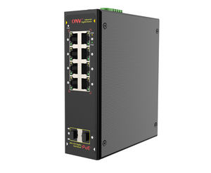 <span class=keywords><strong>10</strong></span>/gigabim/gigabm مفتاح PoE صناعي كامل غير مُدار من الألياف 8 منافذ - Product Image 4