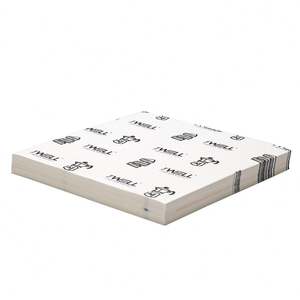 Papier d'emballage pour viande de boucher de qualité alimentaire avec logo imprimé, papier ciré pour hamburger, papier d'emballage pour charcuterie, papier sandwich enduit de PE - Product Image 4