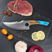 Couteau de boucher en acier Damas, couteau à désosser, couteau à découper la viande tranchant pour cuisine, boucherie, abattoir