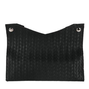 Boîte à mouchoirs en cuir tressé SHEIN, blanche, autoportante, multi-usage, décoration intérieure, printemps 2025 - Product Image 5