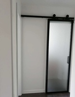 Porte de grange en acier, fabricant sur mesure, fenêtres en acier Corten, style français moderne, cadre fin, rupture de pont thermique 5mm+12A+5mm