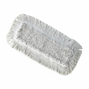 Gizmop 40 cm Dust Mop Microfibre Fabric Antibacterial Durable Reusable Sustainable Self-Wringer Stainless Steel Pole Parquet - Product Image 2