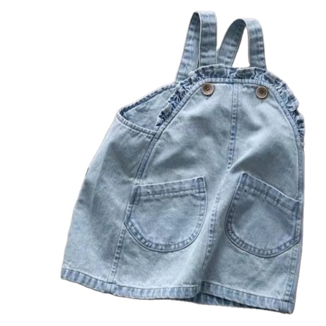 2025 Baby Girl Cute Jean Suspender Dress Spring Autumn Summer Toddler Denim  Sleeveless Pockets Casual 1-5Ys Dresses Kids Clothes| Alibaba.com