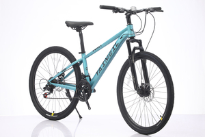 Bicicleta de montaña <span class=keywords><strong>MTB</strong></span> con marco de acero de alto <span class=keywords><strong>carbono</strong></span> de 26 pulgadas, 21 velocidades, con freno de disco, pedal ordinario, diseño UNISEX para adultos - Product Image 5