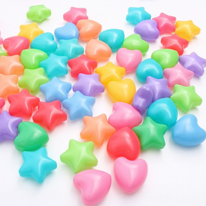 Nouvelle Arrivée 2026 Yumeng YD-153 <span class=keywords><strong>Balle</strong></span> de fosse en plastique anti-écrasement de qualité commerciale robuste en forme de cœur <span class=keywords><strong>rose</strong></span>, noir et blanc - Product Image 3