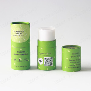 Customized Size 50ml Degradable Deodorant Containers Cardboard Tubes Twist up <b>Paper</b> Cylinder Tubes - Product Image 5