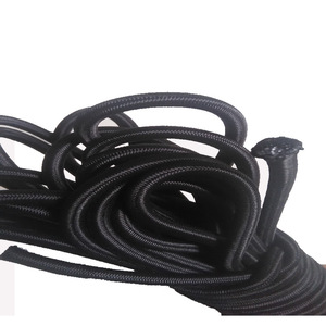 Cordon élastique noir de 6 mm de diamètre et 2,5 m de longueur pour brassards de sport en plein air, respectueux de l'environnement - Product Image 1