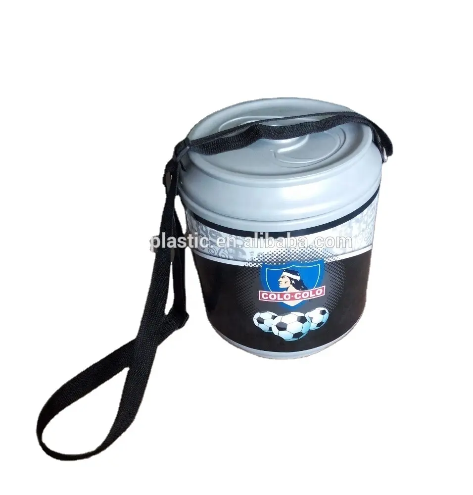 HS nhựa Ice Cooler 3.8L Ice ngực vòng Có thể mát hộp với vành đai (1 gallon) cho Xô đá thực phẩm mát giữ mục làm mát ngực