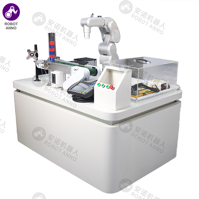 6 Dof Robotic Arm Educational Training Robot PLC Training Kit Industrial Robot Application