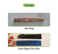 Conception personnalisée d'invitation de mariage éventails pliants en papier de bambou décorations peintes ventilées à la main imprimées sur une machine spéciale