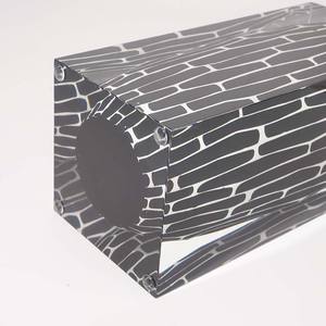 Juego de jarrones acrílicos modernos con patrón blanco y negro, decoración de mesa para sala de estar, entrada, arreglo floral, regalo de inauguración de casa - Product Image 4