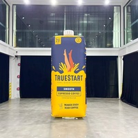 Promotion : Bouteille publicitaire gonflable géante de 3 m pour boissons, en forme de cube, pour extérieur
