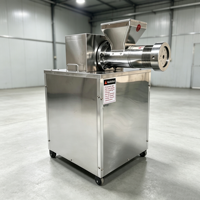 Machine à extruder les pâtes semi-automatique en acier inoxydable DingHuo, capacité 80 kg/h, puissance 3000 W, pour macaroni creux