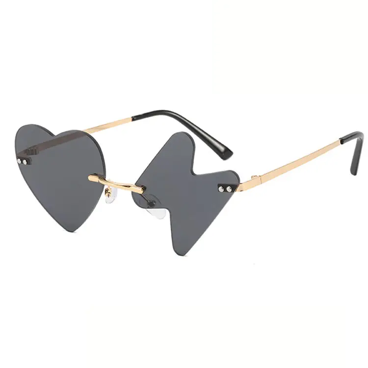 2022 New Fashion Round Sunglasses Women Men PC Gradients Lens Plastic Oval Frame Vintage Casual Party Style Sun Glasses UV400