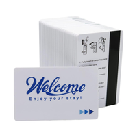 Impression personnalisée pour cartes de porte à bande magnétique en PVC étanche EV3 2K 4K pour hôtels, motels, hôpitaux, cartes intelligentes NFC 13,56 MHz