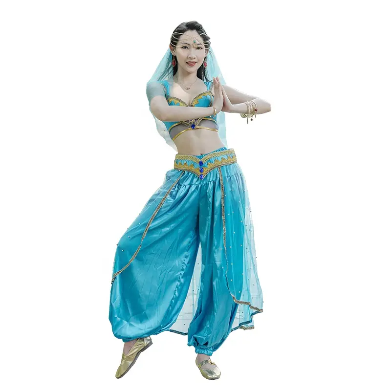 Vendita calda Cosplay India Dance Princess TV & Movie Costume esegui set completo