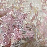Tissu en tulle rose, vert, or, broderie florale de papillons, plusieurs couleurs, en stock, livraison rapide, États-Unis, Europe, Moyen-Orient