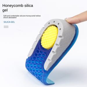 Gel Heightening Half Pad – Semelle intérieure pour hommes et femmes, douce, confortable, respirante, sportive, en nid d'abeille, élastique, anti-fatigue, bleu YNBG - Product Image 5