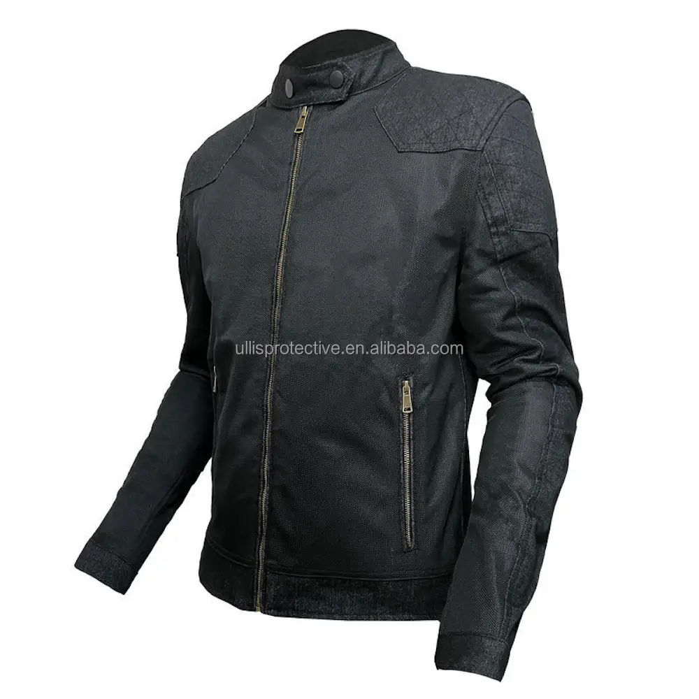 Jaket motor Off-road, luar ruangan tahan angin olahraga mengendarai sepeda motor tekstil jaket balap sepeda motor