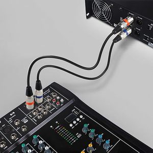 Conector XLR de 3 Pines, Macho y Hembra, para Micrófono, Audio y Video, Colgante, en Línea - Product Image 1