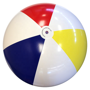 Jumbo Đầy Màu Sắc PVC 100cm <span class=keywords><strong>Inflatable</strong></span> Bóng Bãi Biển Đối Với Khuyến Mãi - Product Image 3