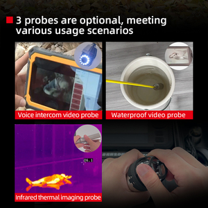 Kit di salvataggio Video con rilevatore di vita Audio LSJ cinque sonde opzionali e comunicazione bidirezionale per apparecchiature di prova di soccorso di ricerca - Product Image 5