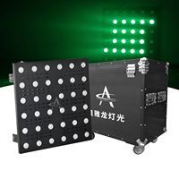 Panel de Matriz de Píxeles RGB de 36 Ojos, Carcasa Metálica IP20, AC90-240V, Iluminación Decorativa para Escenarios, Bares y KTV