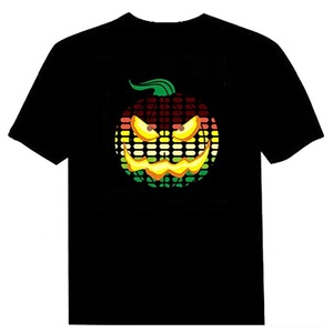 Personalizado negro Led Rock T camisa <span class=keywords><strong>El</strong></span> intermitente T camisa con inversor para fiesta - Product Image 1