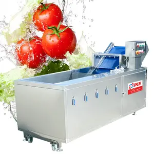 Taro Mango Cucumber Washing Machine of Fruit and and Vegetable Washer Machine IKE Provided Energy Saving Stainless Steel 304