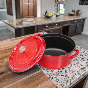 <span class=keywords><strong>Meilleur</strong></span> four hollandais <span class=keywords><strong>en</strong></span> <span class=keywords><strong>fonte</strong></span> émaillée personnalisé avec poignée ergonomique <span class=keywords><strong>en</strong></span> métal pour la cuisine et la cuisine - Product Image 1