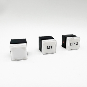 Màu tinh thể ánh sáng cảm ứng chuyển đổi 15*15 vuông với Led nhựa push button chuyển đổi cho âm thanh video - Product Image 2