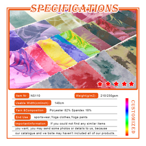 Wingtex 82% <span class=keywords><strong>Polyester</strong></span> 18% Spandex 230gsm Interlock Spandex In Vải Cho Xà Cạp - Product Image 2