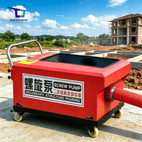 Pompe à vis électrique avec moteur 220V/380V, haute efficacité, 8M/H, pompe à coulis pour matériaux de construction
