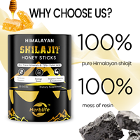 Haccp Pure Himalayan Shilajit Honey Sticks 85 + Trace Minerals,Boost Energy Shilajit pour homme