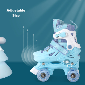 Patines EACH con Luces Intermitentes al por Mayor, Patines de 4 Ruedas, Zapatos de Patinaje Ajustables para Niños - Product Image 3