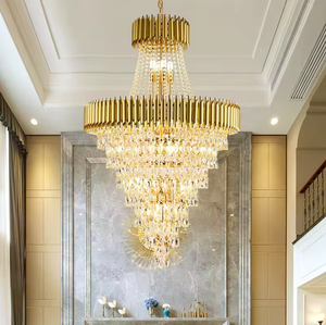 Zèle Éclairage Personnalisé Décoratif Luminaires Suspendus Lumières Led Moderne K9 Lustres En Cristal - Product Image 2